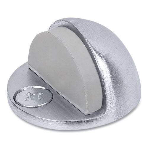 Low Dome Floor Stop, 1.75" Diameter x 1.5"h, Satin Chrome-(PFQDT100033)