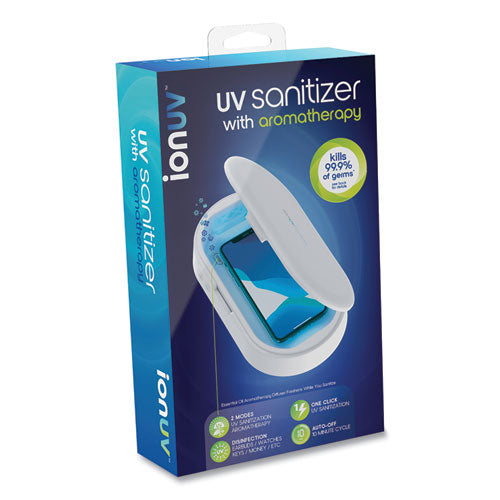 ionUV Sanitizer with Aromatherapy, White-(TZM7464ST)