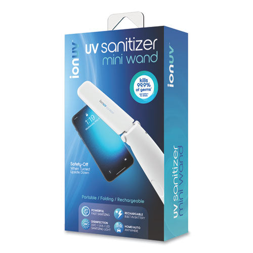 ionUV Mini Sanitizer Wand, White-(TZM7548ST)