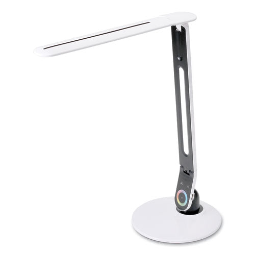 Color Changing LED Desk Lamp with RGB Arm, 18.12" High, White-(BOSVLED1605BOS)