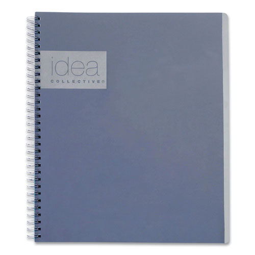 Idea Collective Action Notebook, 1-Subject, Dotted Rule, Project-Management Format, Gray Cover, (80) 11 x 8.25 Sheets-(OXF57019IC)