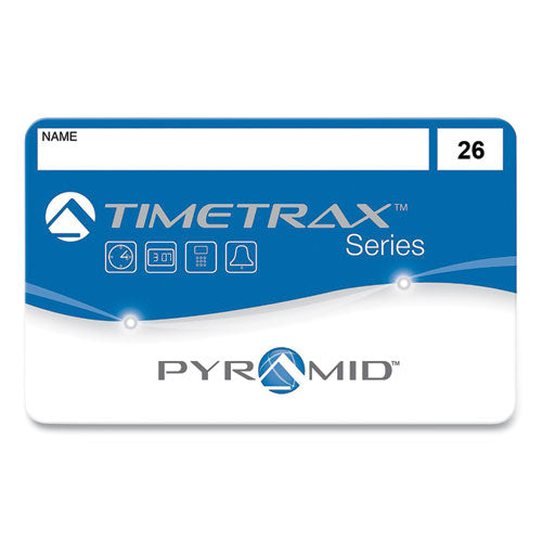Swipe Cards for TimeTrax Time Clocks, 25/Pack-(PTI41303)