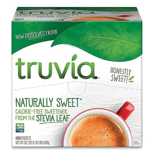 Natural Sugar Substitute, 0.07 oz Packet, 400 Packets/Box-(TRUBBD02056)