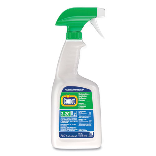 Disinfecting-Sanitizing Bathroom Cleaner, 32 oz Trigger Spray Bottle, 8/Carton-(PGC22569CT)