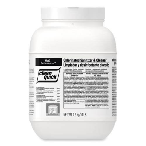 Powdered Sanitizer/Cleanser, 10 lb Bucket, 3/Carton-(PGC02580)