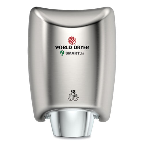 SMARTdri Hand Dryer, 110-120 V, 9.33 x 7.67 x 12.5, Brushed Stainless Steel-(WRLK973A2)