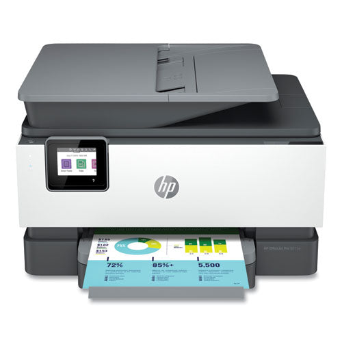 OfficeJet Pro 9015e Wireless All-in-One Inkjet Printer, Copy/Fax/Print/Scan-(HEW1G5L3A)