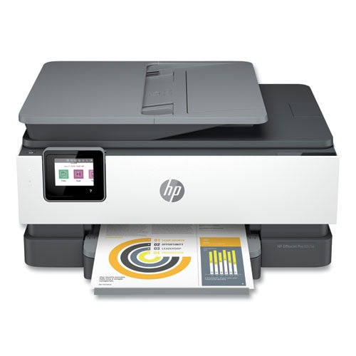 OfficeJet Pro 8025e Wireless All-in-One Inkjet Printer, Copy/Fax/Print/Scan-(HEW1K7K3A)