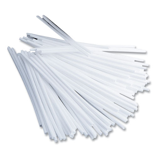 Plastic Stir Sticks, 5", White, 1,000/Box-(OFXSTR5)