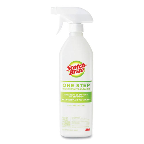 One Step Disinfectant and Cleaner, Light Fresh Scent, 28 oz Spray Bottle, 6/Carton-(MMMSB1STPRTUCT)