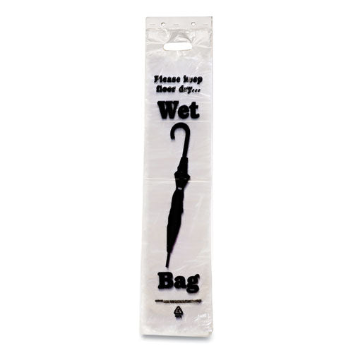 Wet Umbrella Bags, 7" x 31", Clear, 1,000/Box-(TCO57010)