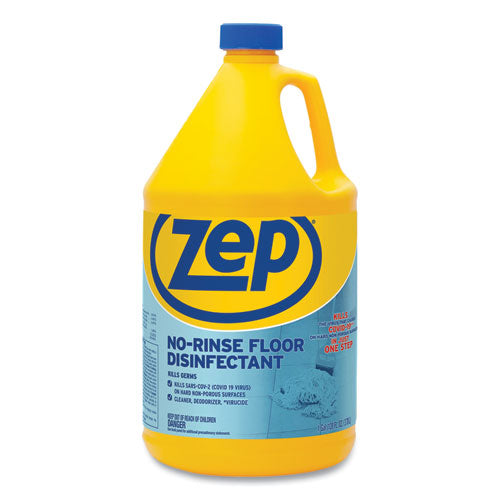 No-Rinse Floor Disinfectant, 1 gal Bottle-(ZPEZUNRS128EA)