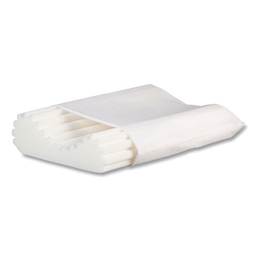 Econo-Wave Pillow, Standard, 22 x 5 x 15, White-(COE103)