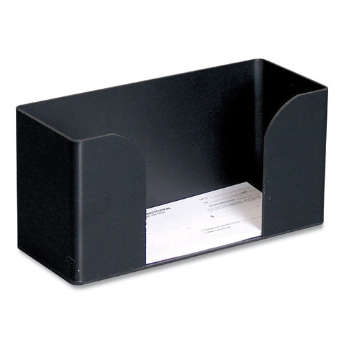 Forms Holder, For Deposit Slips, Tickets, Vouchers, Checks, ABS Plastic, Black-(CNK500078)