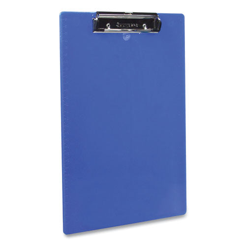 Recycled Plastic Clipboard, 0.5" Clip Capacity, Holds 8.5 x 11 Sheets, Cobalt-(SAU21582)