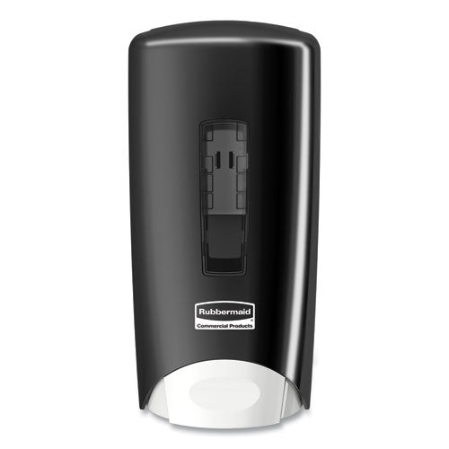Flex Soap/Lotion/Sanitizer Dispenser, 1,300 mL, 5.62 x 3.5 x 11.62, Black, 10/Carton-(RCP3486592CT)