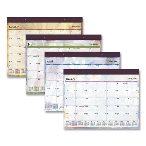 Dreams Desk Pad Calendar, Seasonal Artwork, 21.75 x 17, Black Binding, Clear Corners, 12-Month (Jan-Dec): 2023-(AAGSK83704)