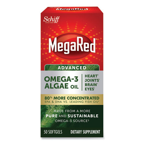 Advanced Omega-3 Algae Oil, 50 Count-(MEG10447)