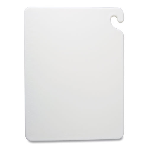 Cut-N-Carry Color Cutting Boards, Plastic, 20 x 15 x 0.5, White-(SJMCB152012WH)