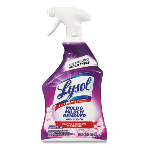 Mold and Mildew Remover with Bleach, Ready to Use, 32 oz Spray Bottle-(RAC78915EA)