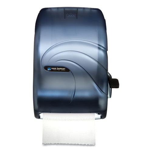 Lever Roll Towel Dispenser, Oceans, 12.94 x 9.25 x 16.5, Arctic Blue-(SJMT1190TBL)