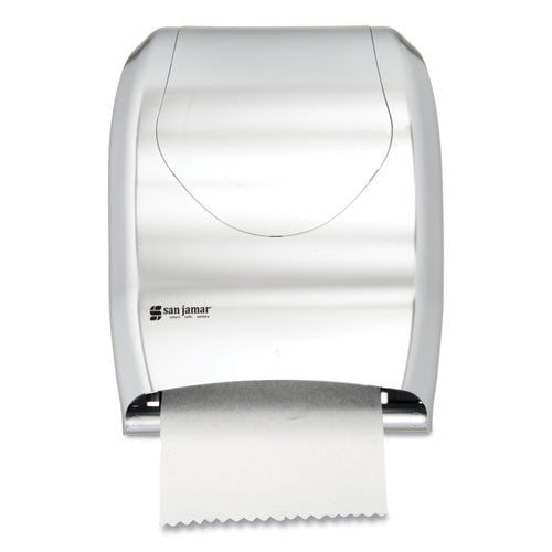 Tear-N-Dry Touchless Roll Towel Dispenser, 16.75 x 10 x 12.5, Silver-(SJMT1370SS)