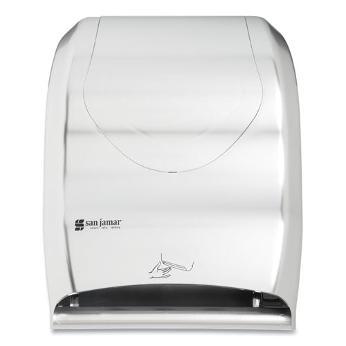 Smart System with iQ Sensor Towel Dispenser, 16.5 x 9.75 x 12, Silver-(SJMT1470SS)