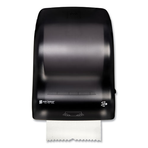 Simplicity Mechanical Roll Towel Dispenser, 15.25 x 13 x 10.25, Black-(SJMT7400TBK)