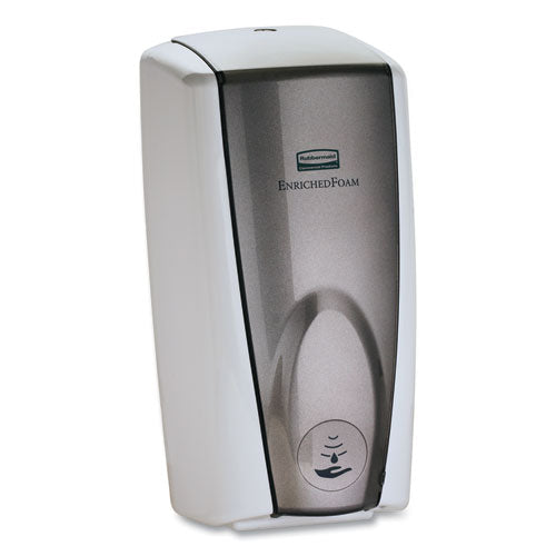 AutoFoam Touch-Free Dispenser, 1,100 mL, 5.18 x 5.25 x 10.86, White/Gray Pearl-(RCP750140CT)