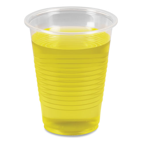 Translucent Plastic Cold Cups, 7 oz, Polypropylene, 100 Cups/Sleeve, 25 Sleeves/Carton-(BWKTRANSCUP7CT)