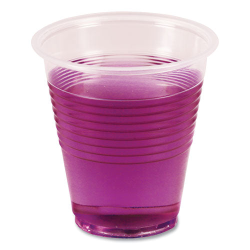Translucent Plastic Cold Cups, 3 oz, Polypropylene, 125 Cups/Sleeve, 20 Sleeves/Carton-(BWKTRANSCUP3CT)