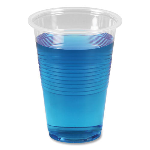 Translucent Plastic Cold Cups, 16 oz, Polypropylene, 50 Cups/Sleeve, 20 Sleeves/Carton-(BWKTRANSCUP16CT)