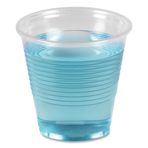 Translucent Plastic Cold Cups, 5 oz, Polypropylene, 100/Pack-(BWKTRANSCUP5PK)