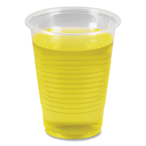 Translucent Plastic Cold Cups, 7 oz, Polypropylene, 100/Pack-(BWKTRANSCUP7PK)