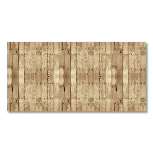 Bordette Designs, 48" x 50 ft Roll, Weathered Wood, Brown/White-(PAC0056515)