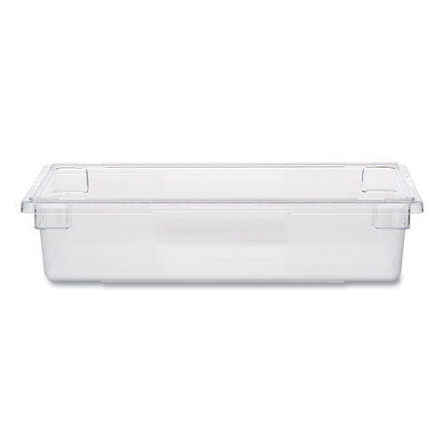 Food/Tote Boxes, 8.5 gal, 26 x 18 x 6, Clear, Plastic-(RCP3308CLE)