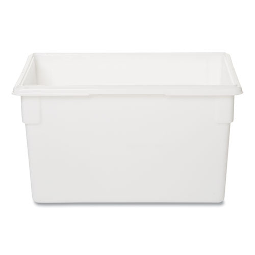 Food/Tote Boxes, 21.5 gal, 26 x 18 x 15, White, Plastic-(RCP3501WHI)