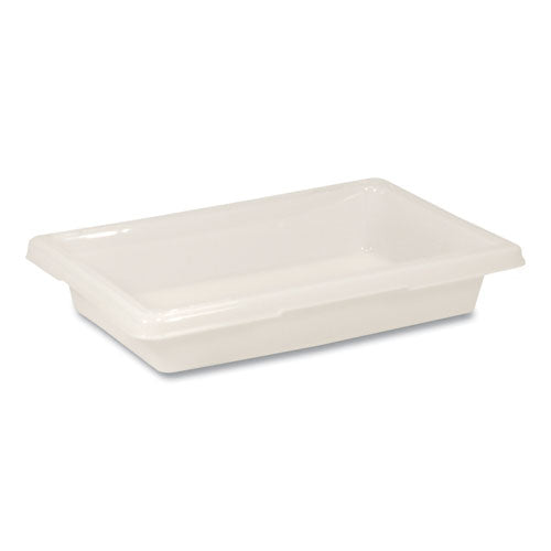 Food/Tote Boxes, 2 gal, 18 x 12 x 3.5, White, Plastic-(RCP3507WHI)
