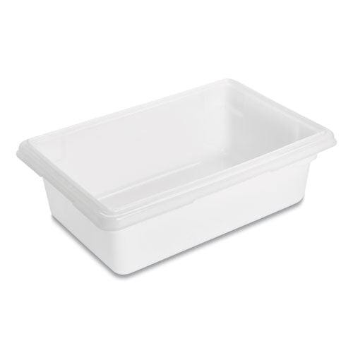 Food/Tote Boxes, 3.5 gal, 18 x 12 x 6, White, Plastic-(RCP3509WHI)