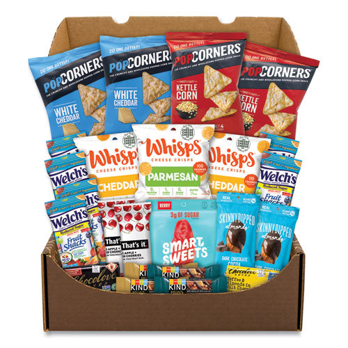 Low Sugar Snack Box, 24 Assorted Snacks, Ships in 1-3 Business Days-(GRR70000132)