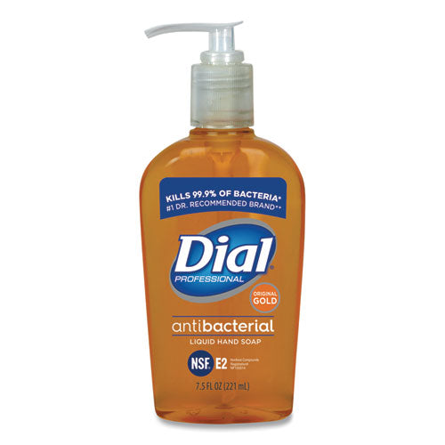 Gold Antibacterial Liquid Hand Soap, Floral, 7.5 oz Pump-(DIA84014EA)