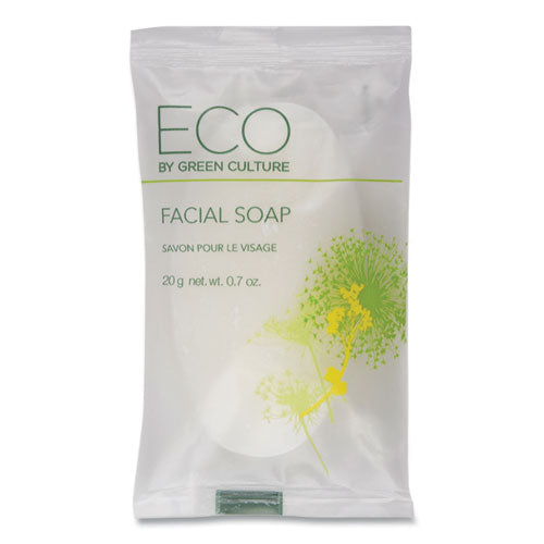 Facial Soap Bar, Clean Scent, 0.71 oz Pack, 500/Carton-(OGFSPEGCFL)