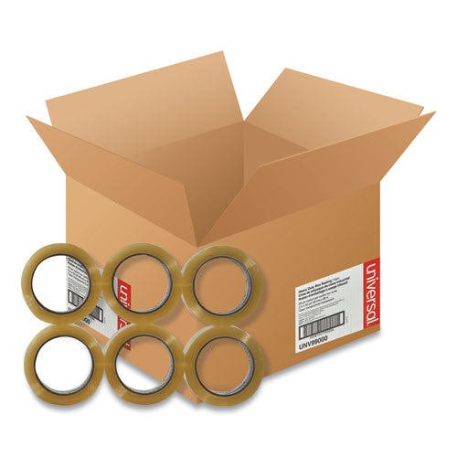 Heavy-Duty Box Sealing Tape, 3" Core, 1.88" x 54.6 yds, Clear, 36/Box-(UNV99000)