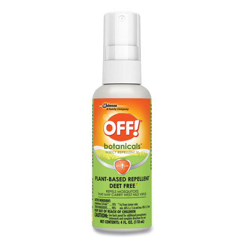 Botanicals Insect Repellent, 4 oz Bottle, 8/Carton-(SJN694971)