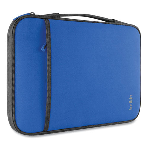 Laptop Sleeve, Fits Devices Up to 11", Neoprene, 12 x 8, Blue-(BLKB2B081C01)