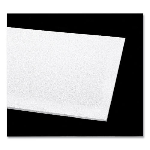 Dune Ceiling Tiles, Non-Directional, Square Lay-In (0.94"), 24" x 48" x 0.63", White, 8/Carton-(ACK1773A)