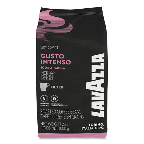 Expert Gusto Intenso Ground Coffee, Intensity 8, 2.2 lb Bag, 6/Carton-(LAV2799)