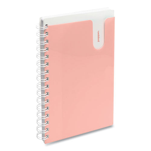 Pocket Notebook, 1-Subject, Medium/College Rule, Blush Cover, (80) 8.25 x 6 Sheets-(PPJ105198)