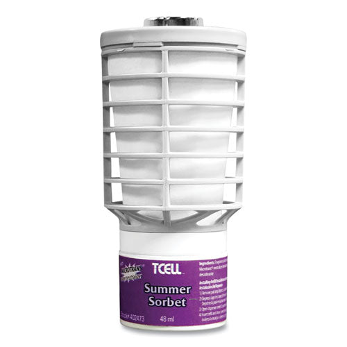 TCell Air Freshener Dispenser Oil Fragrance Refill, Summer Sorbet, 1.6 oz, 6/Carton-(RCP402473)