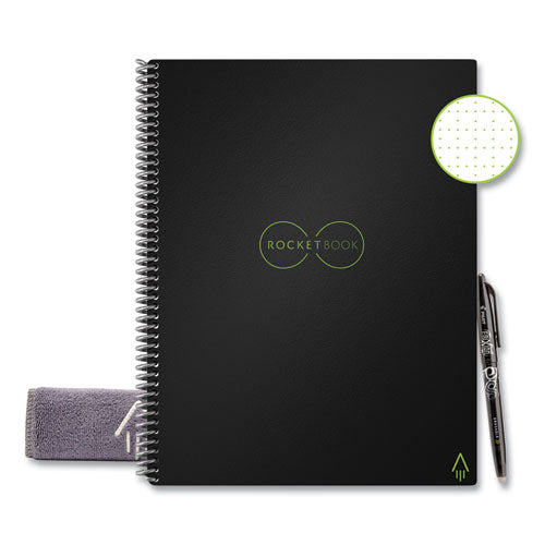 Core Smart Notebook, Dotted Rule, Black Cover, (16) 11 x 8.5 Sheets-(RKBLRCAFR)